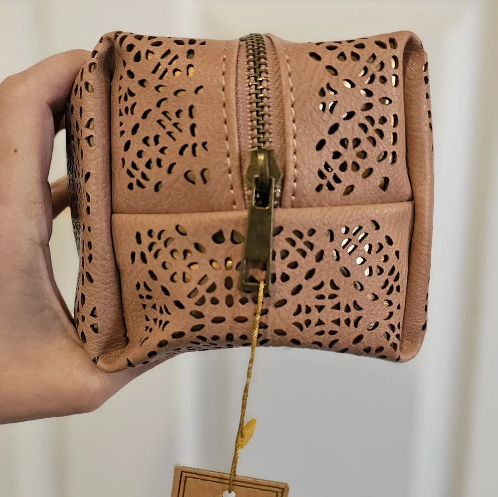Revive Vintage Pink Cosmetic Bag